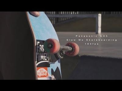 Panasonic GH5 Slow Mo Skateboarding 180fps