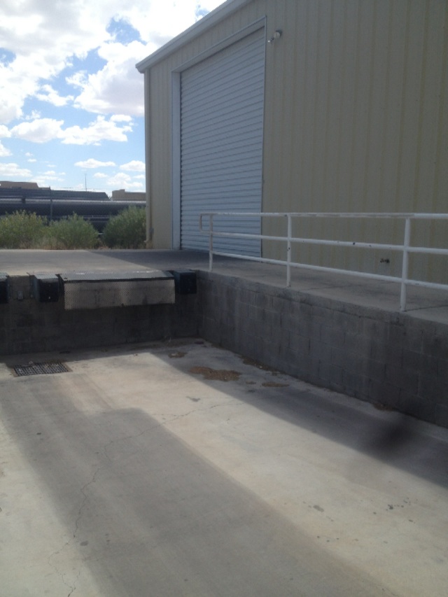 Vegas loading dock out rail
