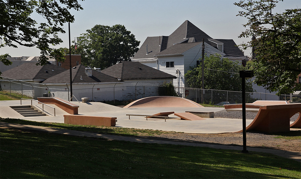 Bayne Park Skate Plaza. 