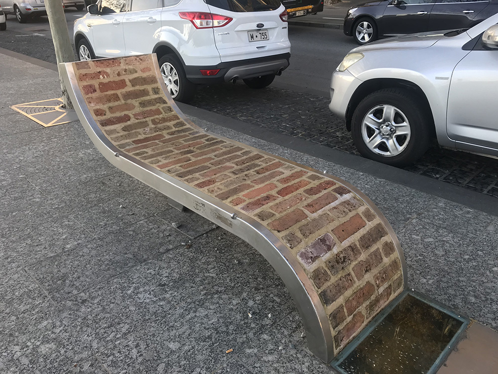 Brick Bench 