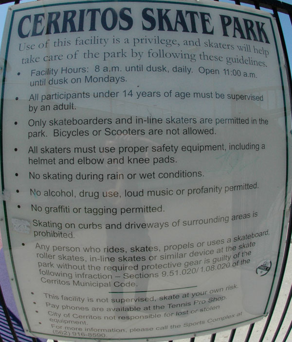 Cerritos Skatepark