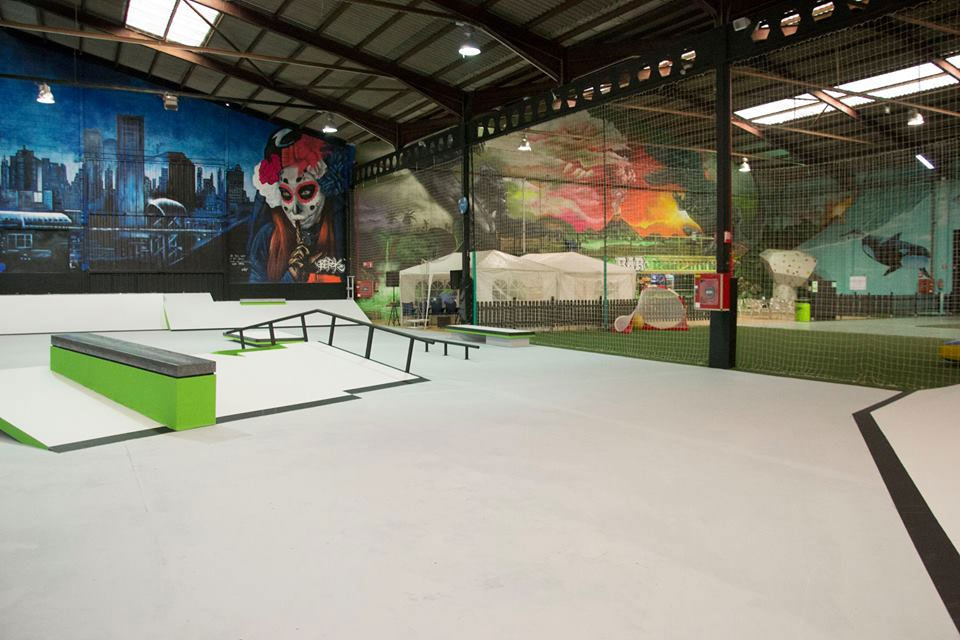 Green Indoor Skate Park 
