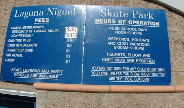 Laguna Niguel Skatepark