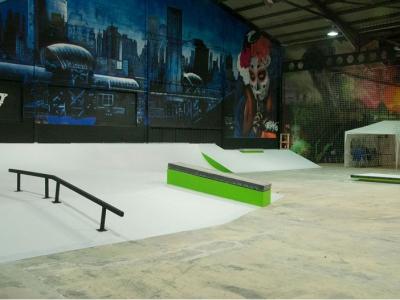 Green Indoor Skate Park 