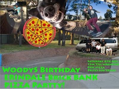 Erindale Brick Banks Skateboard Pizza Party 2016