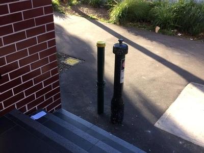 Dominos Over Pole