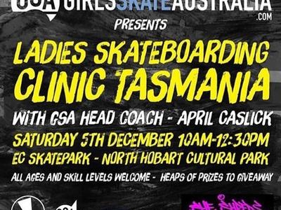 Girls Skate Clinic Tasmania